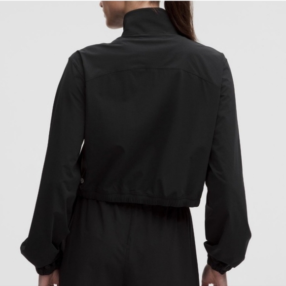 Lululemon Athletica Black Cinch-Hem Jacket - Picture 2 of 6